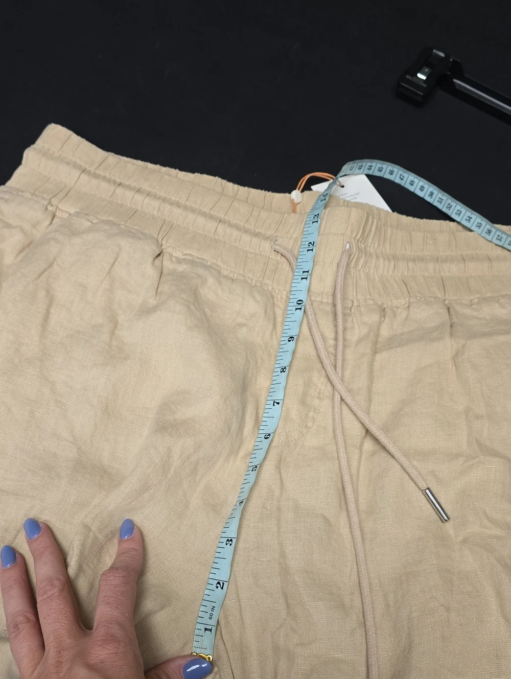 100% European Linen Wide Leg Pants - XL